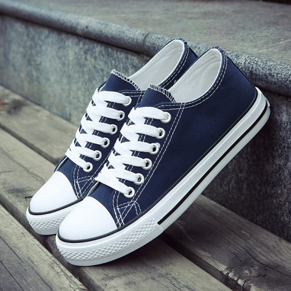 Summer Men's Canvas Shoes, Men's Casual Shoes, Men's Korean Version, Student Cloth Shoes, Trendy Board Shoes, Couple's Low Cut White Shoes