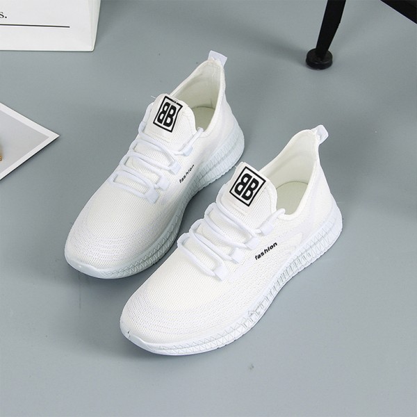 Wholesale Of Factory Goods For New Winter Trendy Shoes, Fly Woven Casual Running Breathable Casual Shoes, Men's Sports Mesh Dad Shoes