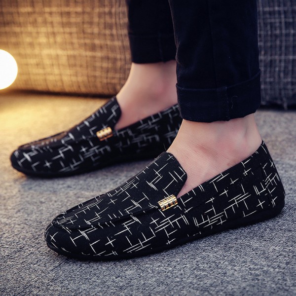 Doudou Shoes For Men, Korean Version, Trendy And Personalized Internet Celebrity Lazy Shoes For Men, One Foot On British Shoes For Men, Casual Shoes For Men, Board Shoes