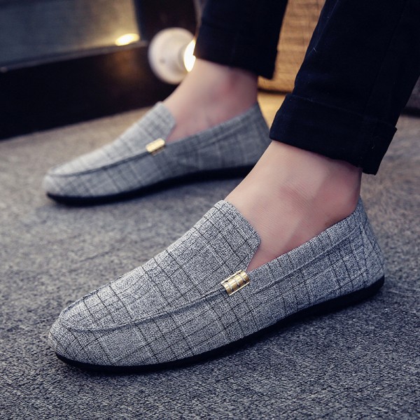 Doudou Shoes For Men, Korean Version, Trendy And Personalized Internet Celebrity Lazy Shoes For Men, One Foot On British Shoes For Men, Casual Shoes For Men, Board Shoes