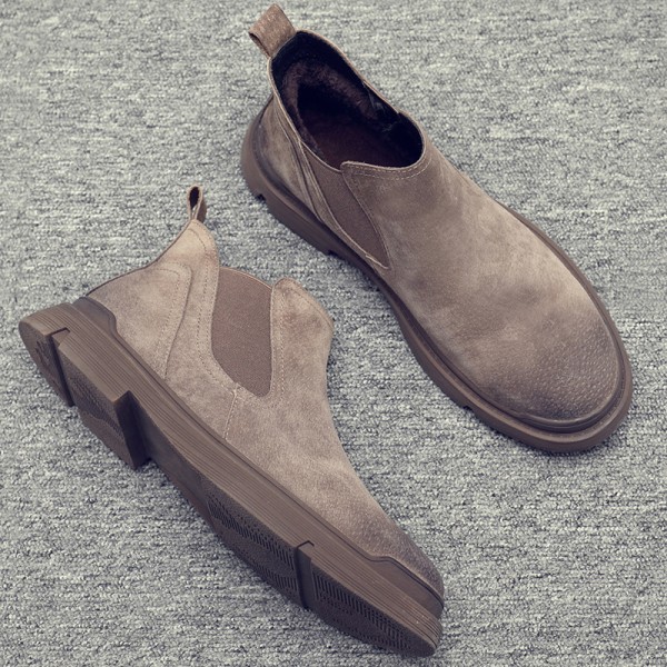 Men's Shoes, Autumn And Winter Plush Insulation, C...