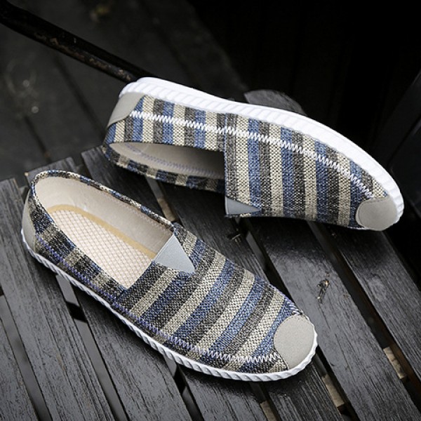 Canvas Men's Shoes Are Breathable, Casual, And Eas...
