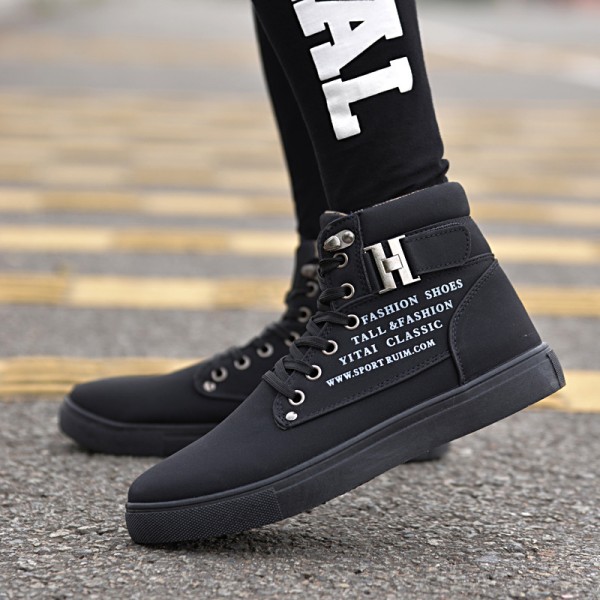 2023 Spring New Korean Edition Men's Shoes High To...