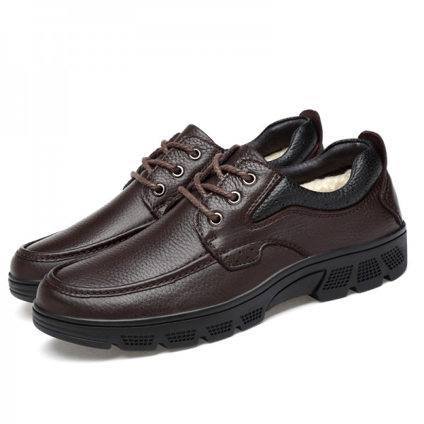 2023 New Men's Leather Single Shoes Business Casua...