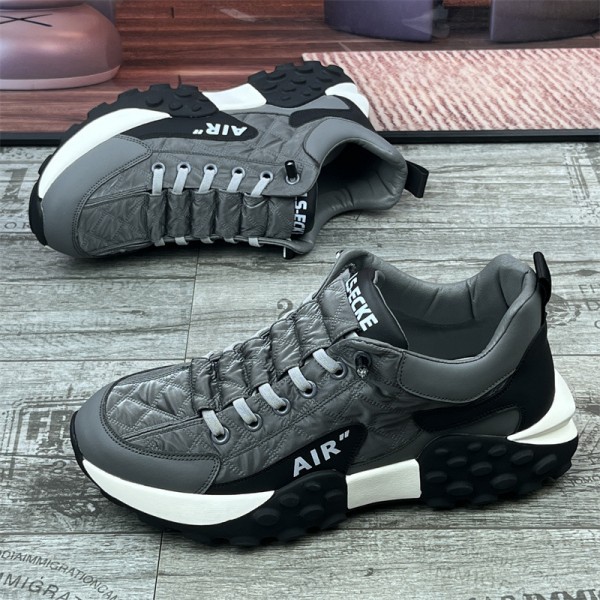Men's Shoes  New Summer Thick Sole Heightening Sports Running Forrest Gump Dad Trendy Shoes Men's Spring And Autumn Leisure Board Shoes