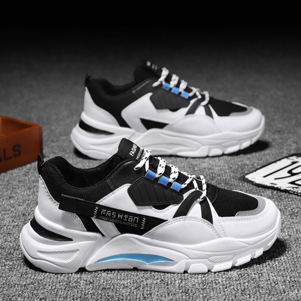 Men's Shoes  New Spring Sports And Leisure Versatile Men's Elevated Mesh Breathable Dad Instagram Trendy Shoes Wholesale