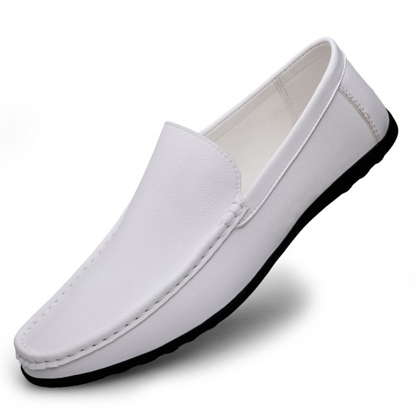 Autumn New Solid Color Trendy Casual Leather Shoe...