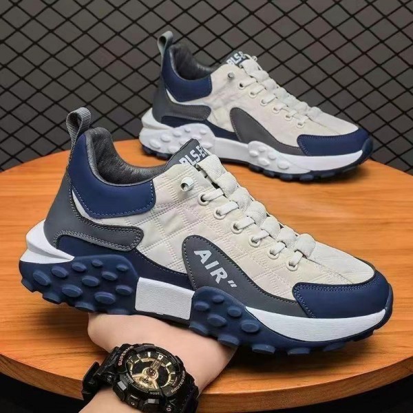 Men's Shoes  Autumn/Winter New Leisure Sports Running Shoes Versatile For Men Thick Sole Wear Resistant Soft Sole Increase Dad's Fashion