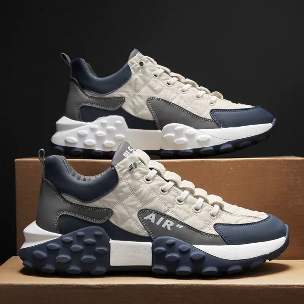 Men's Shoes  New Summer Thick Sole Heightening Sports Running Forrest Gump Dad Trendy Shoes Men's Spring And Autumn Leisure Board Shoes