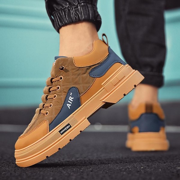 Fokker Autumn And Winter High Top Protective Shoes, Outdoor Work Clothes, Trendy Shoes, Martin Shoes, Men's Shoes, Youth Height Increasing Shoes, Dad Shoes