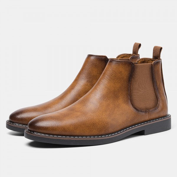 Men's Chelsea Boots, British Men's Shoes, Color Po...