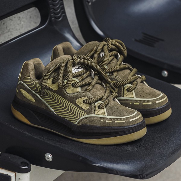  Autumn New Bread Shoes Men's Retro Niche Design V...