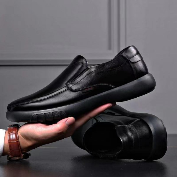 2023 Men's Shoes Spring New Men's Business Leather Shoes Lace Up Sports Shoes Trendy Casual Shoes Outdoor Men's Leather Shoes