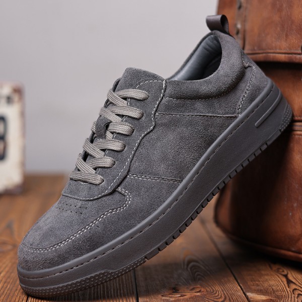 Men's Shoes  New Spring Casual Leather Shoes Suede...